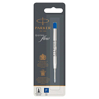 Стержень шариковый объемный Parker "QuinkFlow Ball Point" синий, 98мм, 0,8мм блистер