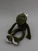 Брелок мягкий  "Screaming frog"green