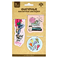 Закладка магнитная "Эстетика" 3шт