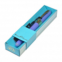 Ручка шариковая Bruno Visconti "MONACO" 0,5 мм синяя, лиловый корпус, голубая коробка