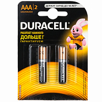 Батарейка DURACEL Basic LR03-2BL ААА (уп. 2шт)