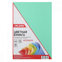 Бумага KLERK A4  80гр/м. 50л ИНТЕНСИВ зеленый