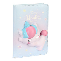 Записная книжка А6 96л Unicorn, сквиш, линия