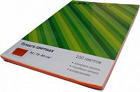 Бумага ОФИСКЛАСС Color Neon А4 75-80г/м, 100л, оранжевая