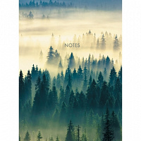 Книжка записная А4 100 л Туманный лес