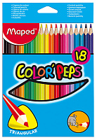 Карандаши 18 цветов Maped "Color peps"