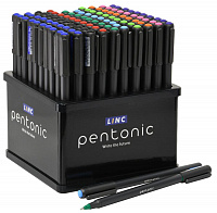 Ручка шариковая Linc PENTONIC 1,0 мм, дисплей 100шт. 9цв. ассорти