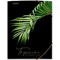 Папка на резинке А4 deVENTE "Tropicana", 3 клапана