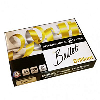 Бумага "BALLET BRILLIANT" А4, 80г/м, 500 л., класс "А" белизна 98% (CIE 168%)