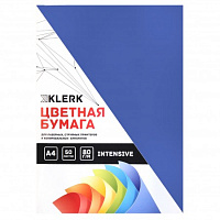 Бумага KLERK A4  80гр/м. 50л ИНТЕНСИВ голубой