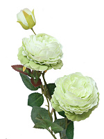 Букет искусственных цветов "Зеленая роза" (искусственный шелк, полиэтилен), 61х10х10 см
