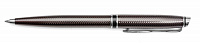 Ручка шариковая DELUCCI 1,0 мм, корпус темное серебро с клипом в подар. коробке, черная