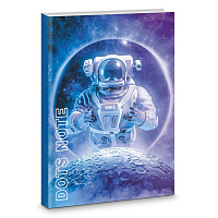 Бизнес-блокнот А6+  64 л. Space adventures, блок в точку