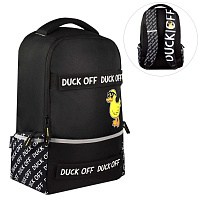 Рюкзак Феникс+ "Duck off", 32x42x14 см черный