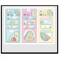 Закладки самоклеящиеся "Avocado", 19 л. 4-7 цветов