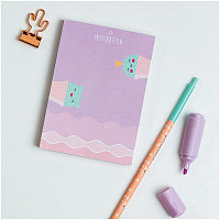 Бумага для заметок MESHU "Sweet mono", на склейке, 100л, 8,8х12,5 см