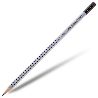 Карандаш чернографитный Faber-Castell "GRIP 2001" HВ с ластиком