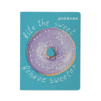 Дневник 1-11 класс интегральный переплёт "DONUT"
