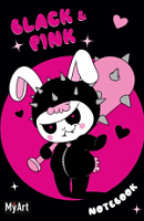 Блокнот MyArt "НеЗая. Black&Pink" линия