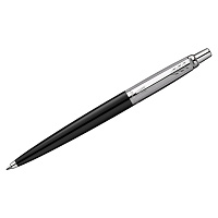 Ручка шариковая Parker "Jotter Originals Black Chrome CT" синяя, 1,0мм