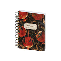 Ежедневник  А6 136л  Bruno Visconti "CUTE DIARY.Гранат",золотой гребень