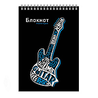 Блокнот А5 80 л гребень, Когда я слышу музыку