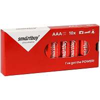 Батарейка SmartBuy AAА (LR03) 10 картон.уп., цена за 1шт