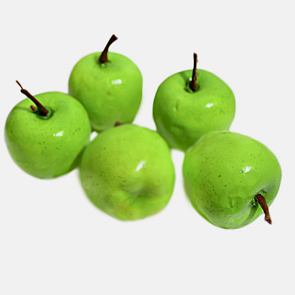 Яблоко зеленое, 3см, 4шт, пенопласт