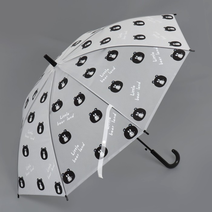 Зонт-трость "Вear", d-94см, чёрный/белый