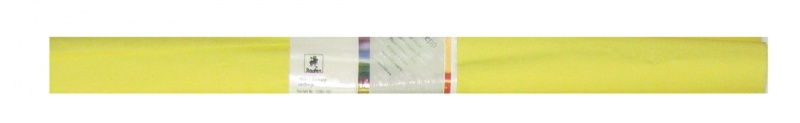 Цветная бумага креповая Werola, рулон 50x250 мм, лимонная