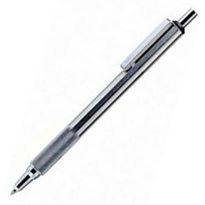 Ручка шариковая автоматическая "ZEBRA" F-701 0,7 мм, синяя