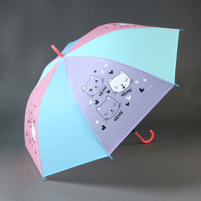 Зонт-трость "Котики", d=90 см