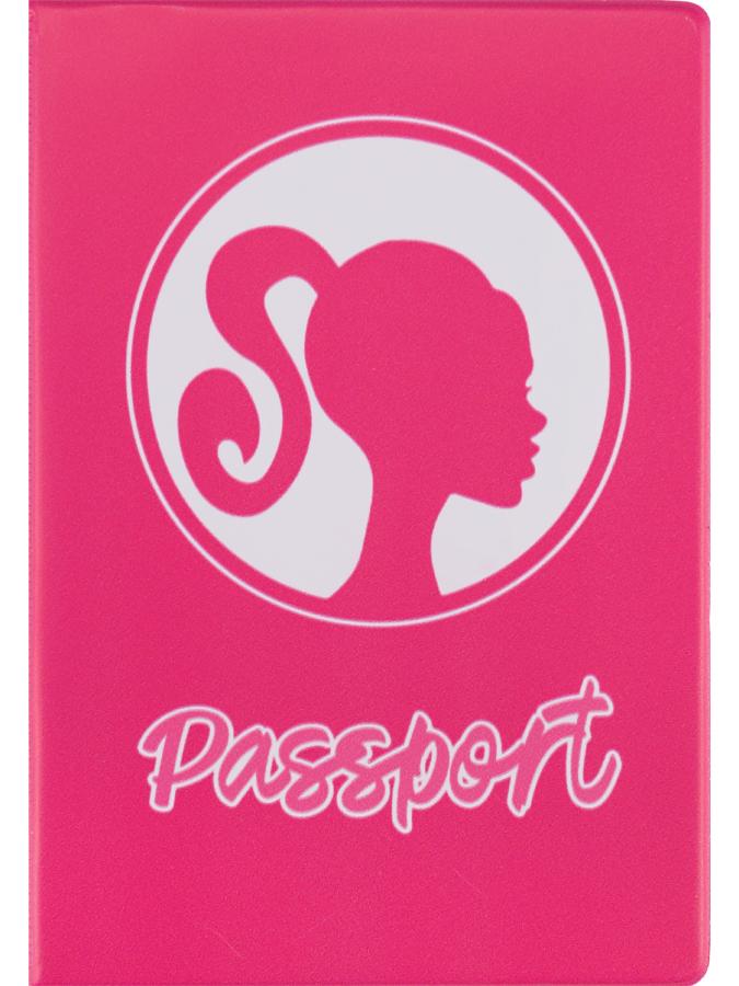 Обложка для паспорта "Розовый силуэт" ПВХ