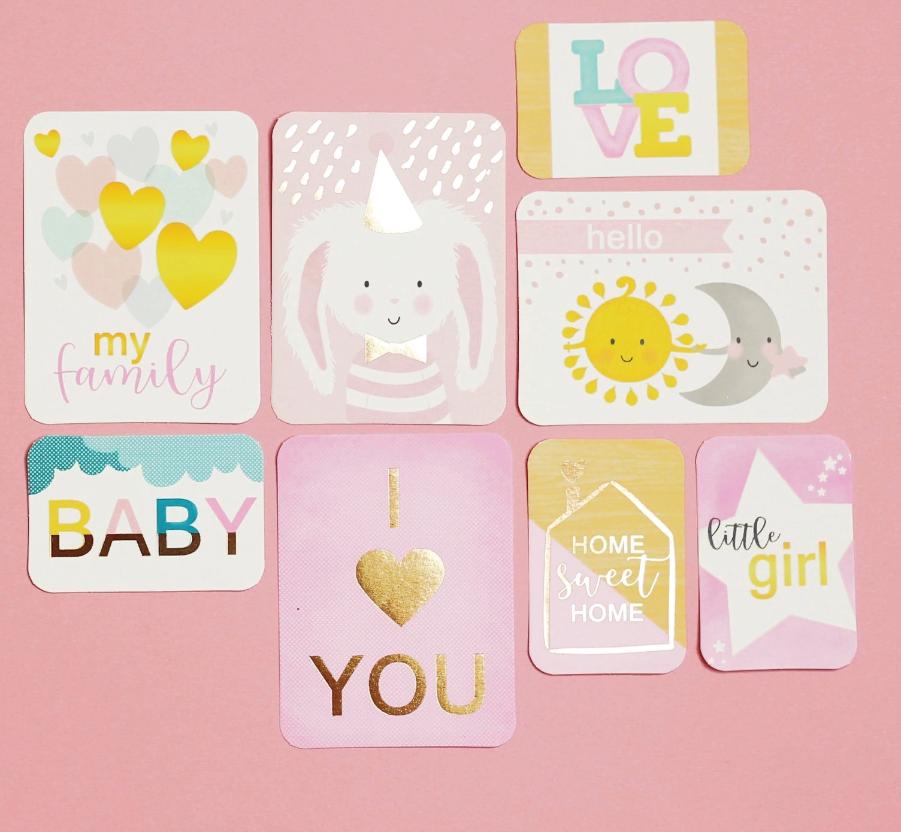 Набор карточек для творчества "Little baby" 10х10,5 см