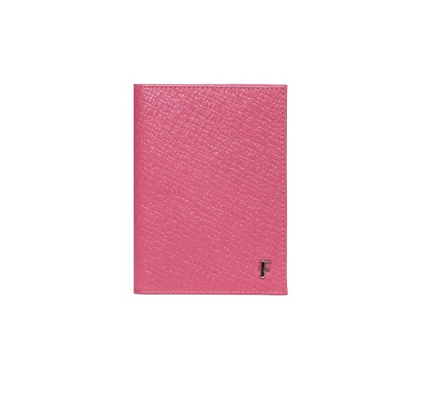 Бумажник водителя кожа, розовый