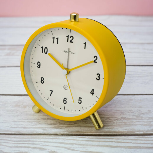 Часы-будильник "Elegant", yellow