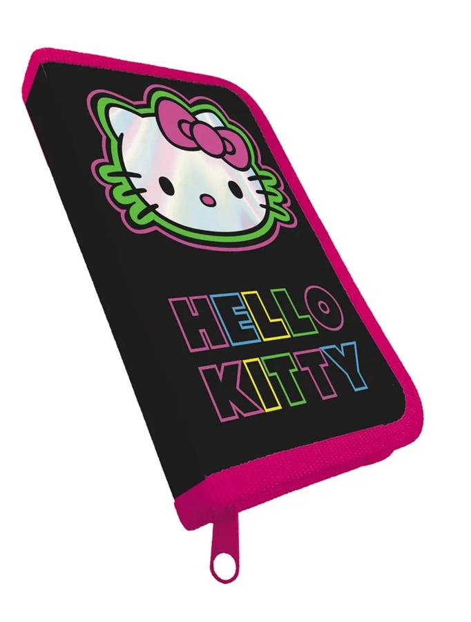 Пенал без наполнения 1 отделение "Hello Kitty", 19х11 см