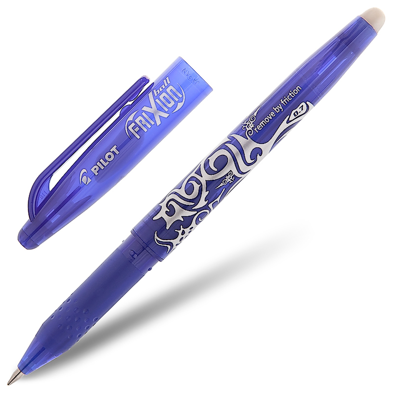 Ручка гелевая PILOT "Frixion Ball" 0,7 мм пиши-стирай, синяя