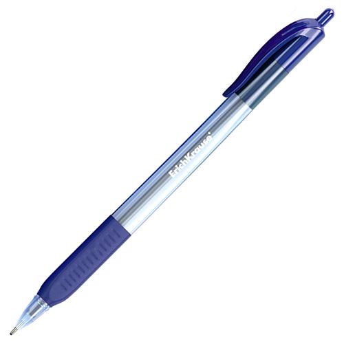 Ручка шариковая автоматическая E.Krause "ULTRA GLIDE TECHNOLOGY U-29" 0,6 мм, грип, синяя