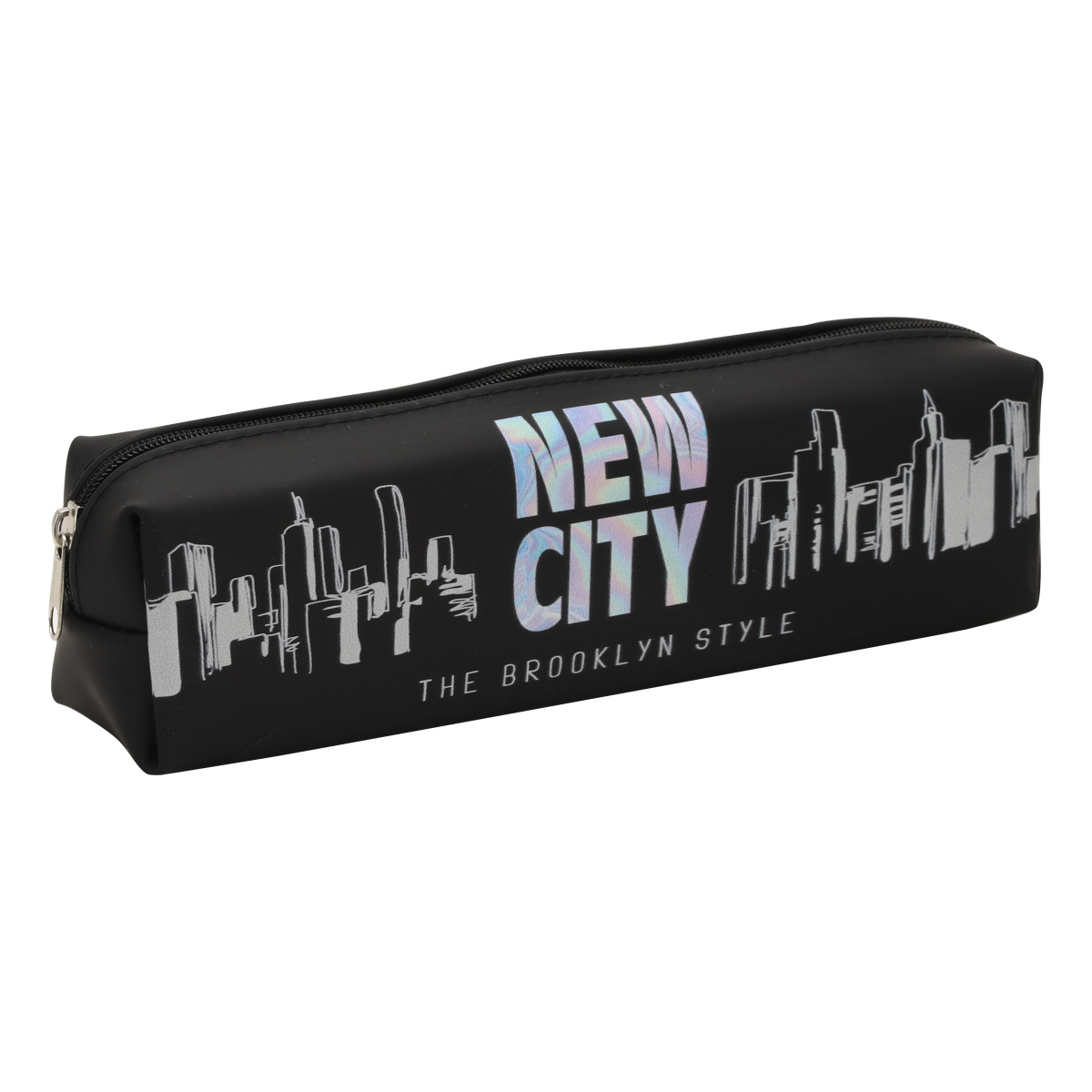 Пенал-косметичка "New City" 20х5х4 см, 1 отделение, силикон