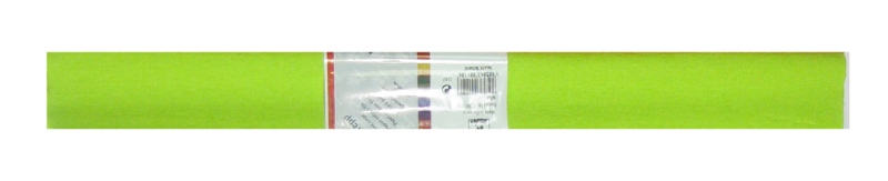 Цветная бумага креповая Werola, рулон 50x250 мм, зелёное яблоко